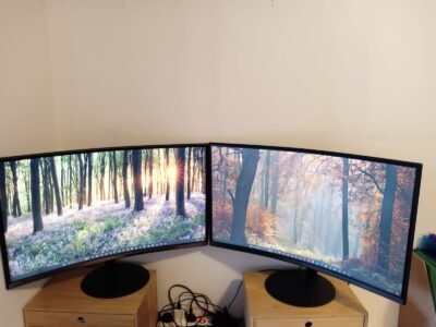 Samsung Curved Computer Monitors X 2