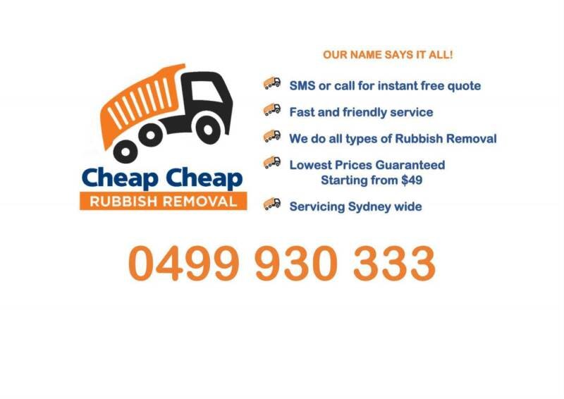 CHEAP CHEAP RUBBISH REMOVAL FROM $69