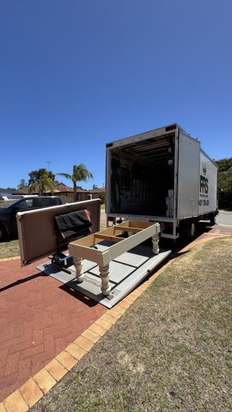 Furniture Removals, Two Removalists with truck, Delivery, MOVER