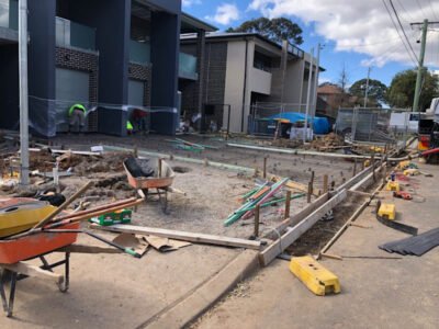 King concreting landscaping all concrete work driveway slabs