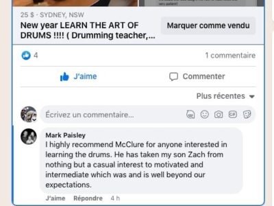 Drum lessons Tutoring Sydney !!!
