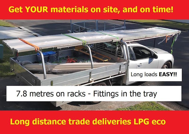 Man with EXTRA BIG TRAY Ute - From $50 - Fast & Efficient