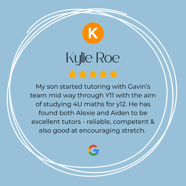 Maths Tutoring with Proven HSC Results