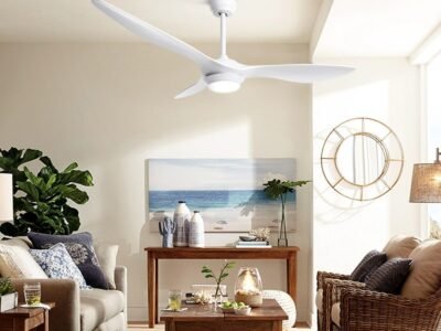 52 Ceiling Fan DC Motor w/Light w/Remote - White