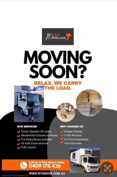 The Rite Move Gold Coast Furniture Removalist