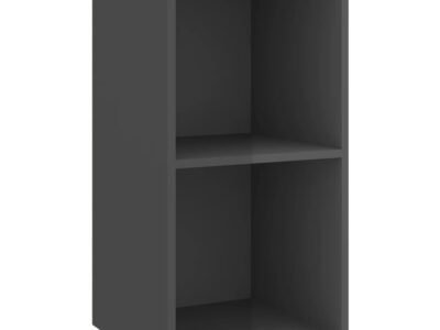 Wall-mounted TV Cabinet High Gloss Grey 37x37x72 cm Engineered Wood