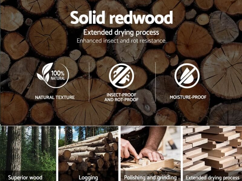 Wooden Office Chair Leather Seat Black