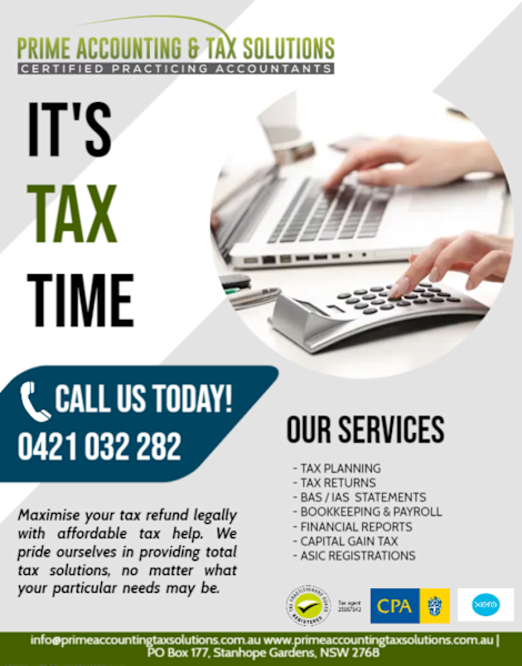 PRIME ACCOUNTING & TAX SOLUTIONS
