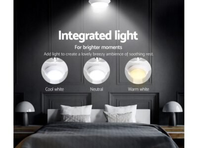 52 Ceiling Fan DC Motor w/Light w/Remote - White