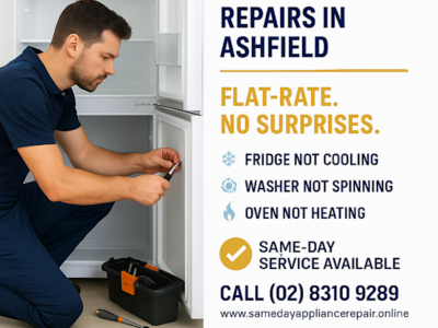 SAME DAY APPLIANCE REPAIR Fridge, Washer/Auburn & Surrounds