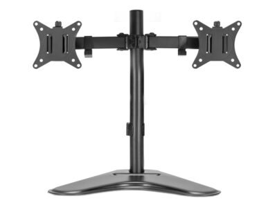 Monitor Arm Stand Dual Black