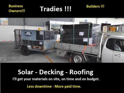 Man with EXTRA BIG TRAY Ute - From $50 - Fast & Efficient