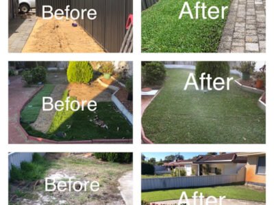Gardening, landscaping service and maintenance and gutters cleaning