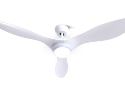 52 Ceiling Fan DC Motor w/Light w/Remote - White