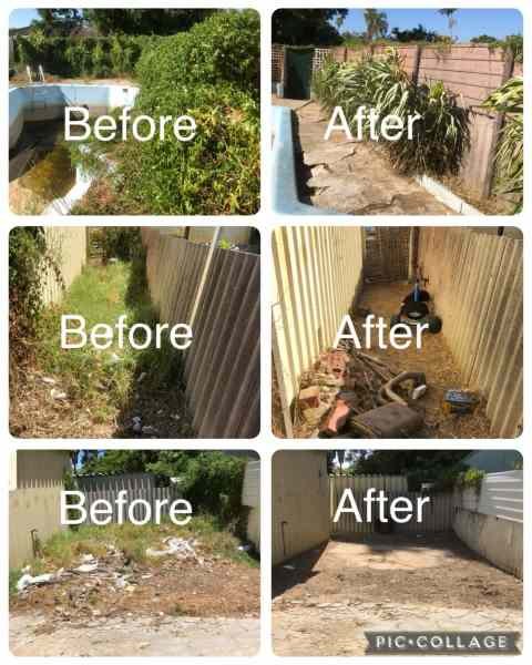 Gardening, landscaping service and maintenance and gutters cleaning
