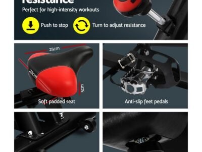 Spin Bike Exercise Bike Flywheel Cycling Home Gym Fitness Indoor Cardi