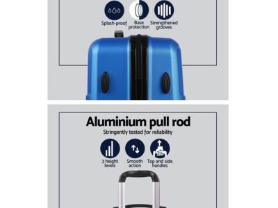 20 24 28 Luggage with TSA Lock Spinner Travel Suitcase Carry On Har