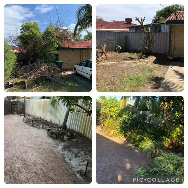 Gardening, landscaping service and maintenance and gutters cleaning