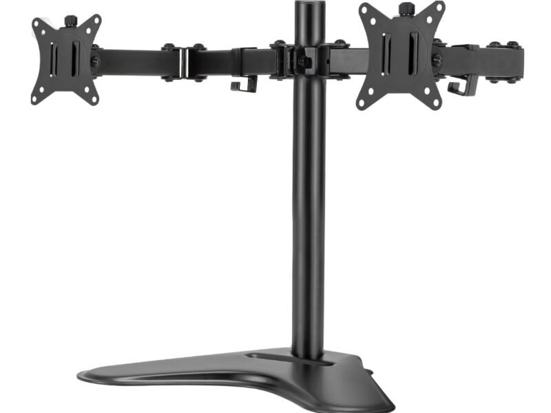 Monitor Arm Stand Dual Black
