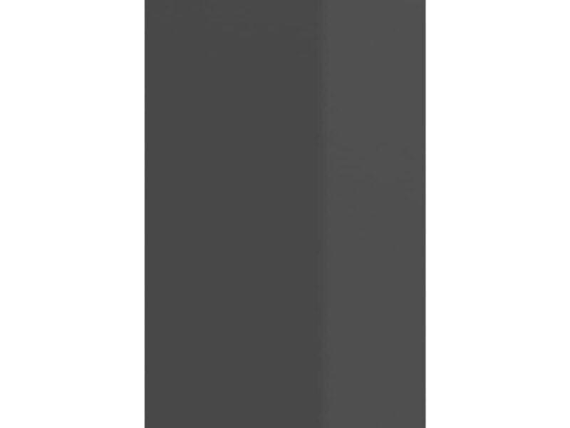 Wall-mounted TV Cabinet High Gloss Grey 37x37x72 cm Engineered Wood