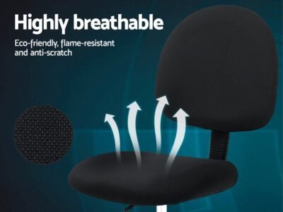 Office Chair Drafting Stool Fabric Chairs Black