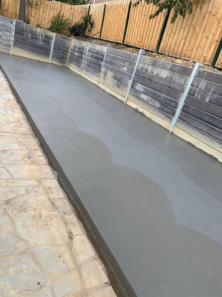 concreting slabs,retaining walls,driveways.