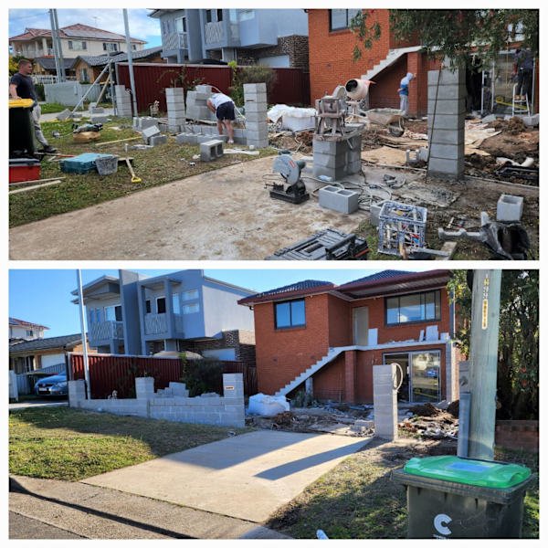 Concrete, Excavation, Landscaping, Bricklaying, Demolition