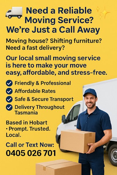 🚐📦 Moving Made Simple with Your Local Hobart Movers! 📦🚐