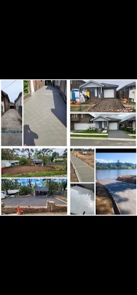 Concrete, Excavation, Landscaping, Bricklaying, Demolition