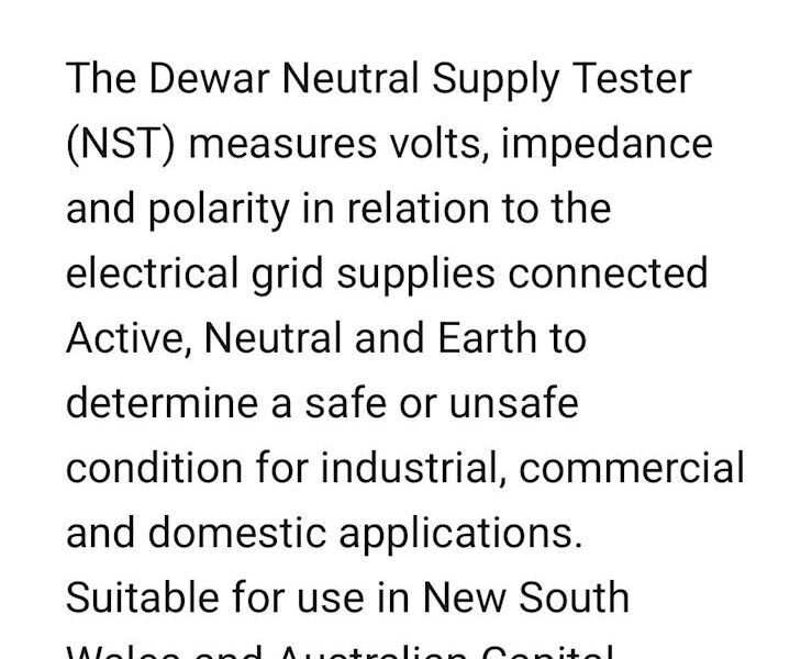 Neutral and Supply Tester
