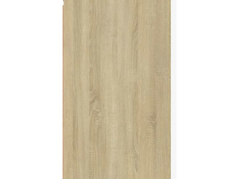TV Cabinet White and Sonoma Oak 30.5x30x60 cm Engineered Wood
