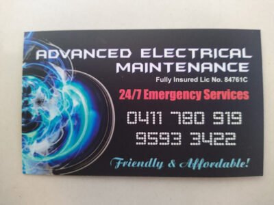 ELECTRICIAN SYDNEY ST GEORGE SUTHERLAND INNER WEST&SUBURBS