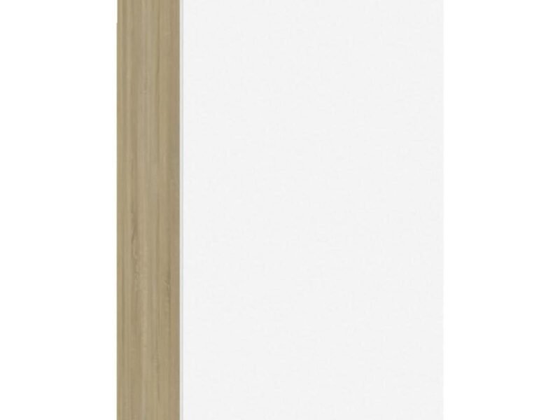 TV Cabinet White and Sonoma Oak 30.5x30x60 cm Engineered Wood