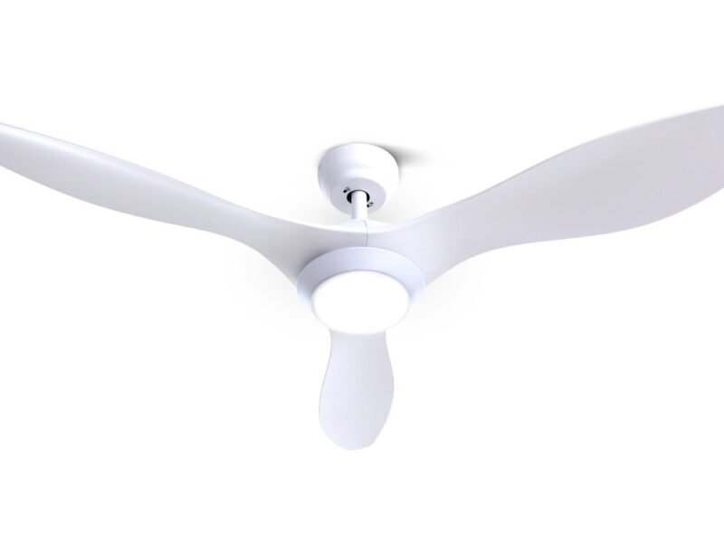 52 Ceiling Fan DC Motor w/Light w/Remote - White