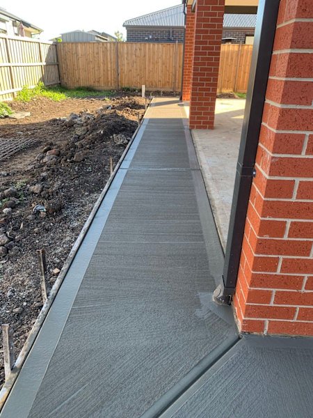 concreting slabs,retaining walls,driveways.