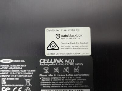 BlackVue Cellink-Neo 6 Dash Cam External Battery Supply.