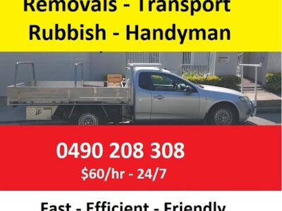 Man with EXTRA BIG TRAY Ute - From $50 - Fast & Efficient