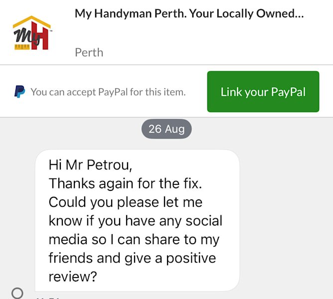 My Handyman Perth. Your Locally Owned and Run Handyman Since 1987.